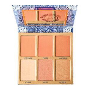 Highlight BH Cosmetic Glowing in Greece 6 Color Palette
