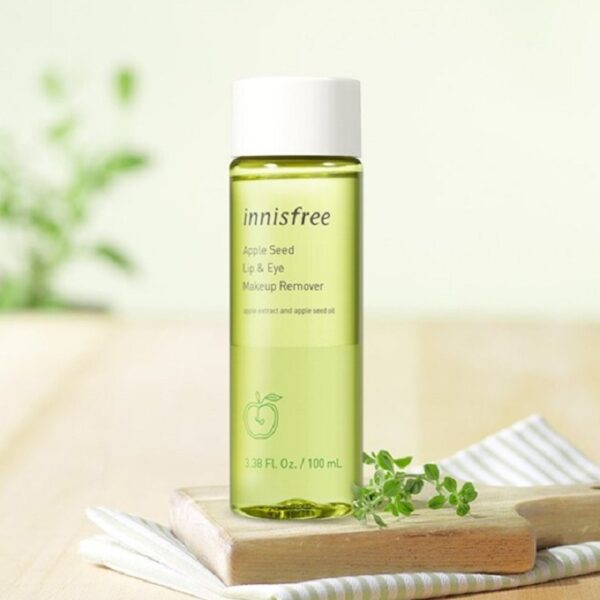 gioi-thieu-dong-tay-trang-mat-moi-tao-xanh-innisfree-apple-seed-lip-eye-makeup-remover-100ml